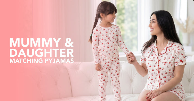 Mummy & Daughter Matching Pyjamas UAE | Bellabu Bear