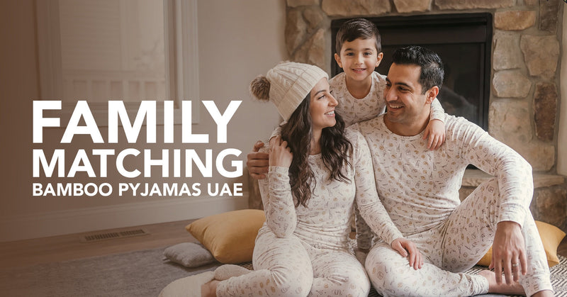 Family Matching Bamboo Pyjamas UAE | Bellabu Bear