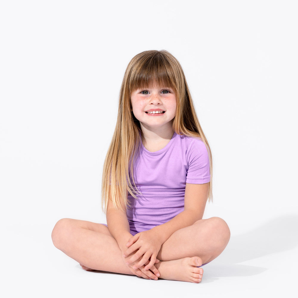 Kid's Neutral Bamboo Pajama Short Sets