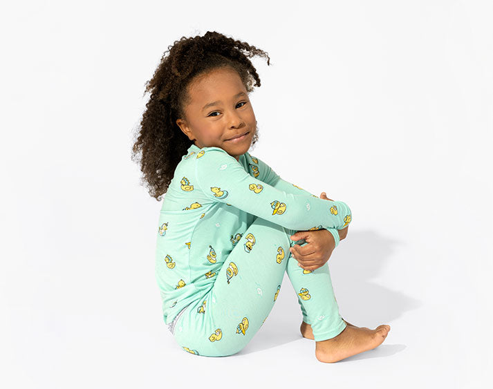 Neutral Kid's Bamboo Two-Piece Pajama Sets