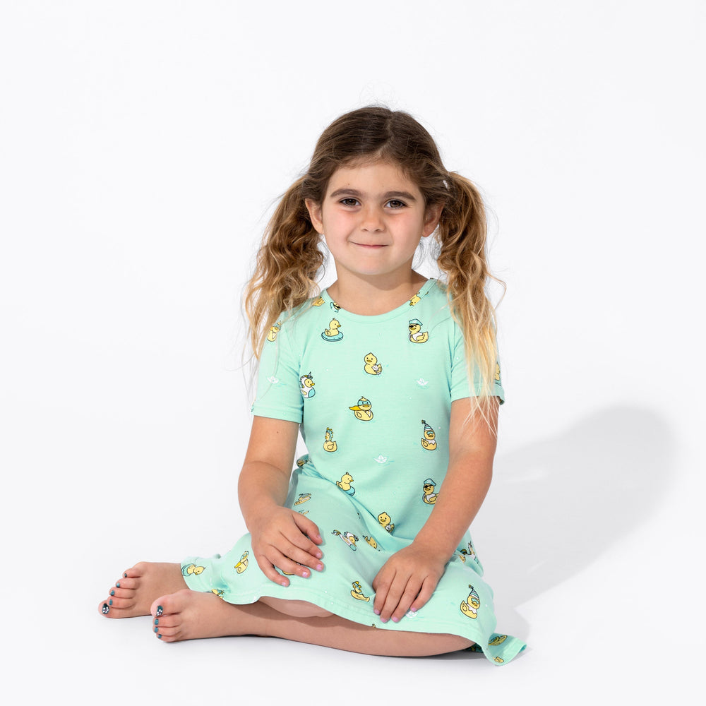 Quack into Comfort: Bamboo Pyjamas with Rubber Ducky Charm