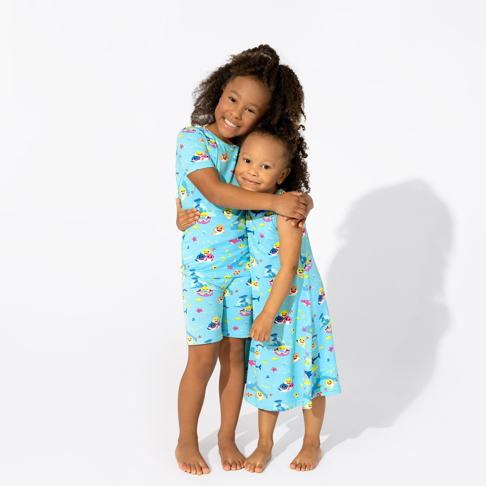 Baby Shark Bamboo Kids Pajama Short Set