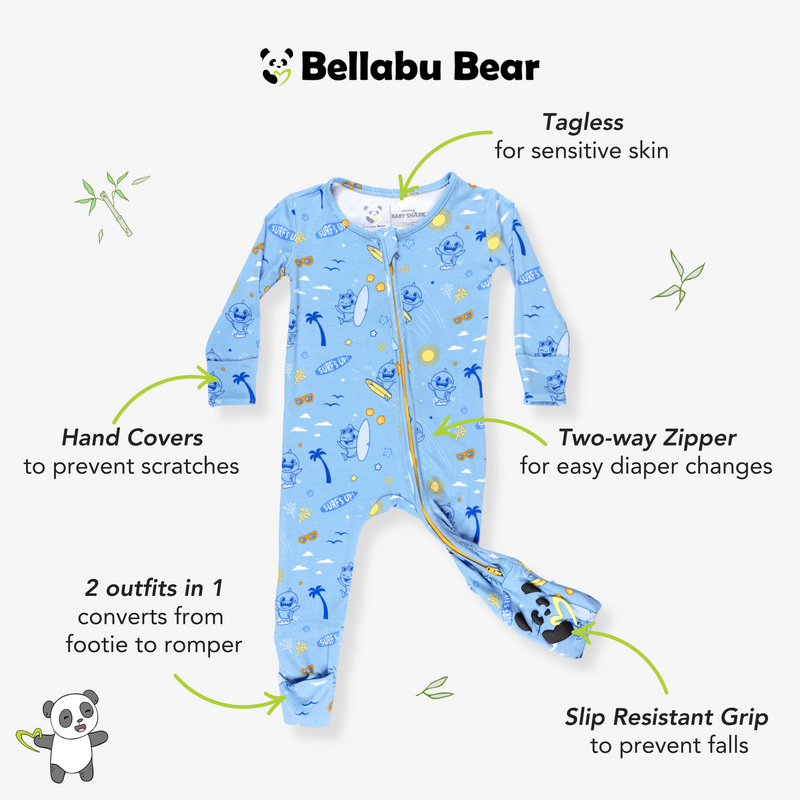 حذاء رياضي قابل للتحويل من الخيزران بتصميم بيبي شارك سيرف