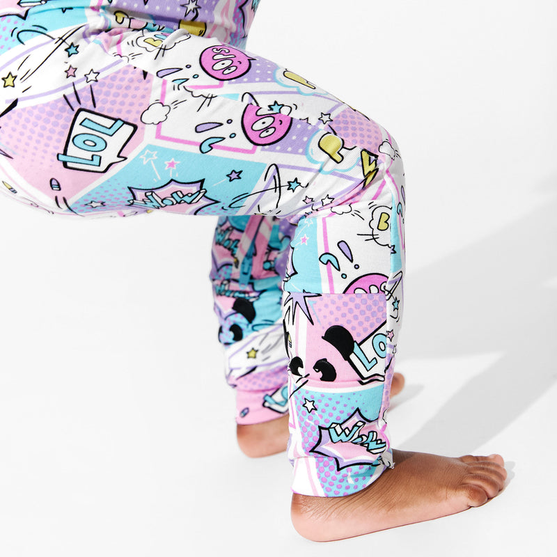 حذاء رياضي قابل للتحويل من الخيزران الأرجواني الكوميدي