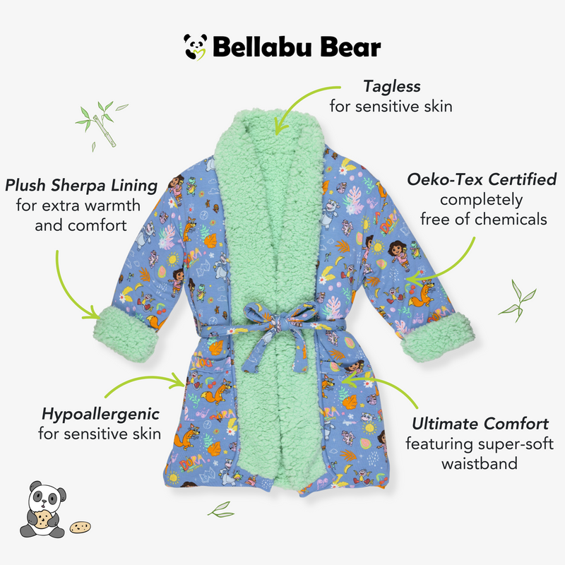 Dora: Fiesta Fun Bamboo Kids Sherpa Robe