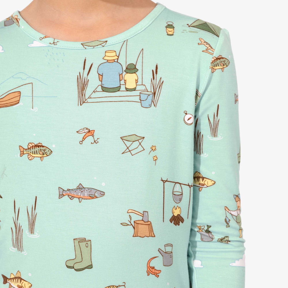 Fishing Bamboo Kids Pajamas