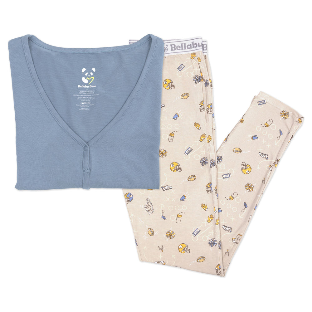American Football Bamboo Women's Pajama Set