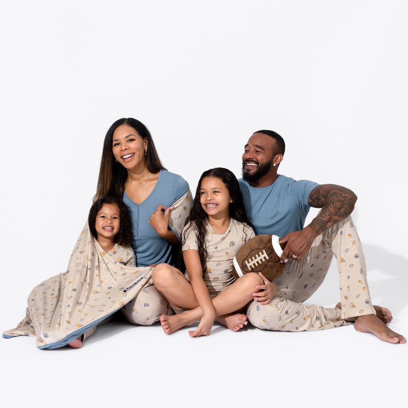 American Football Bamboo Women's Pajama Set