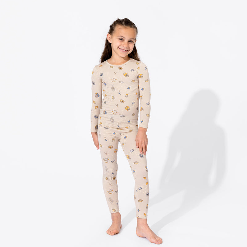 American Football Bamboo Kids Pajamas