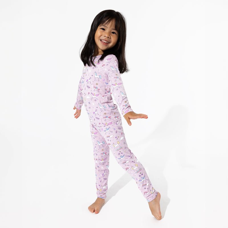 Enchanted Unicorn Bamboo Kids Pajamas