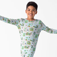 Minecraft Overworld Dreams Bamboo Kids Pajamas