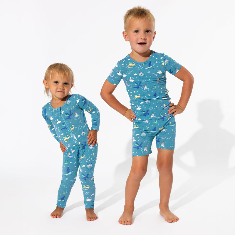 Dragon Dreams Bamboo Kids Pajama Short Set
