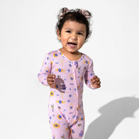 The Eye Pink Bamboo Convertible Footie