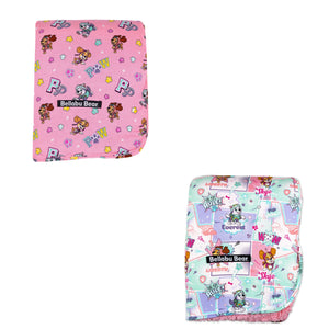 PAW Patrol Bamboo Sherpa Blanket Bundle - Girls