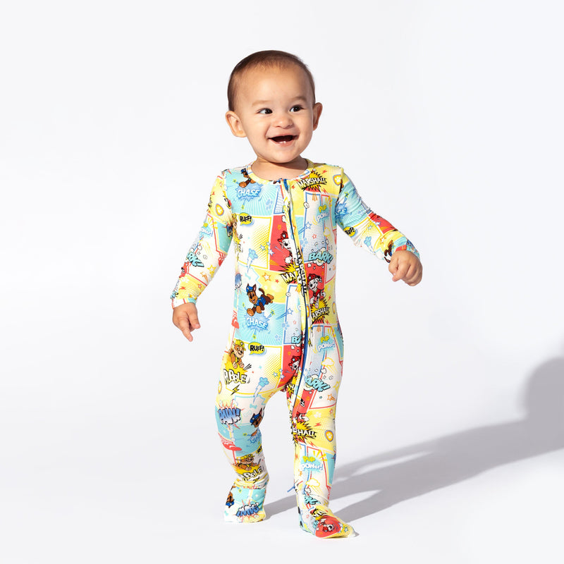 PAW Patrol: Comic Boy Pups Bamboo Convertible Footie