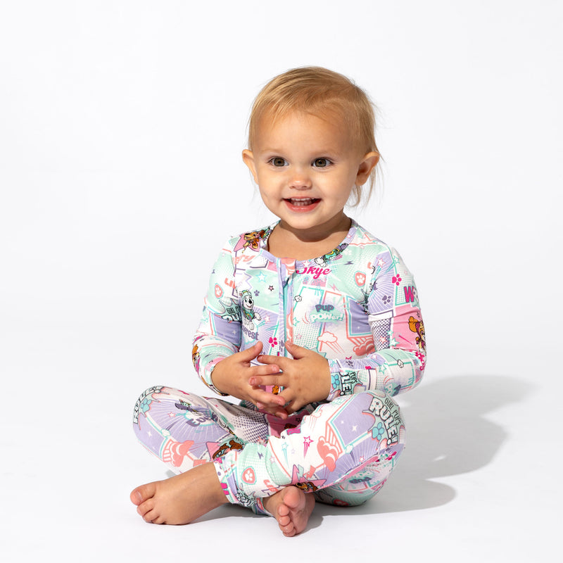 PAW Patrol: Comic Girl Pups Bamboo Convertible Footie