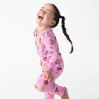 PAW Patrol: Varsity Pink Bamboo Kids Pajamas