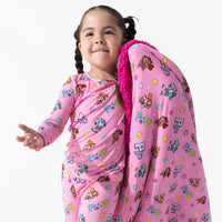 PAW Patrol: Varsity Pink Bamboo Kids Pajamas