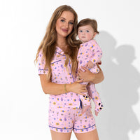 The Eye Pink Bamboo Convertible Footie