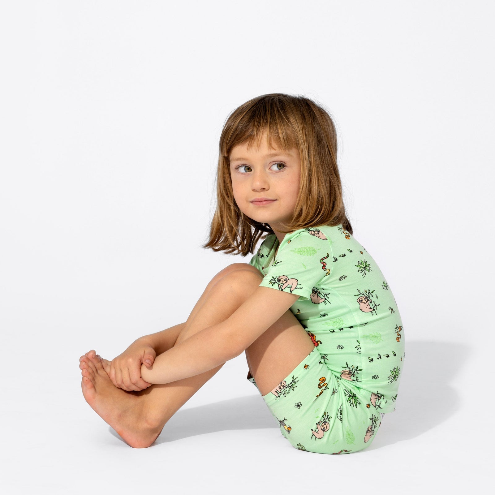 Rainforest Bamboo Kids Pajama Short Set