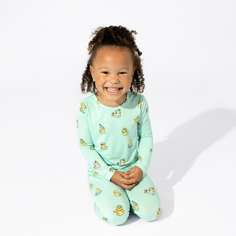 Rubber Ducky Bamboo Kids Pajamas