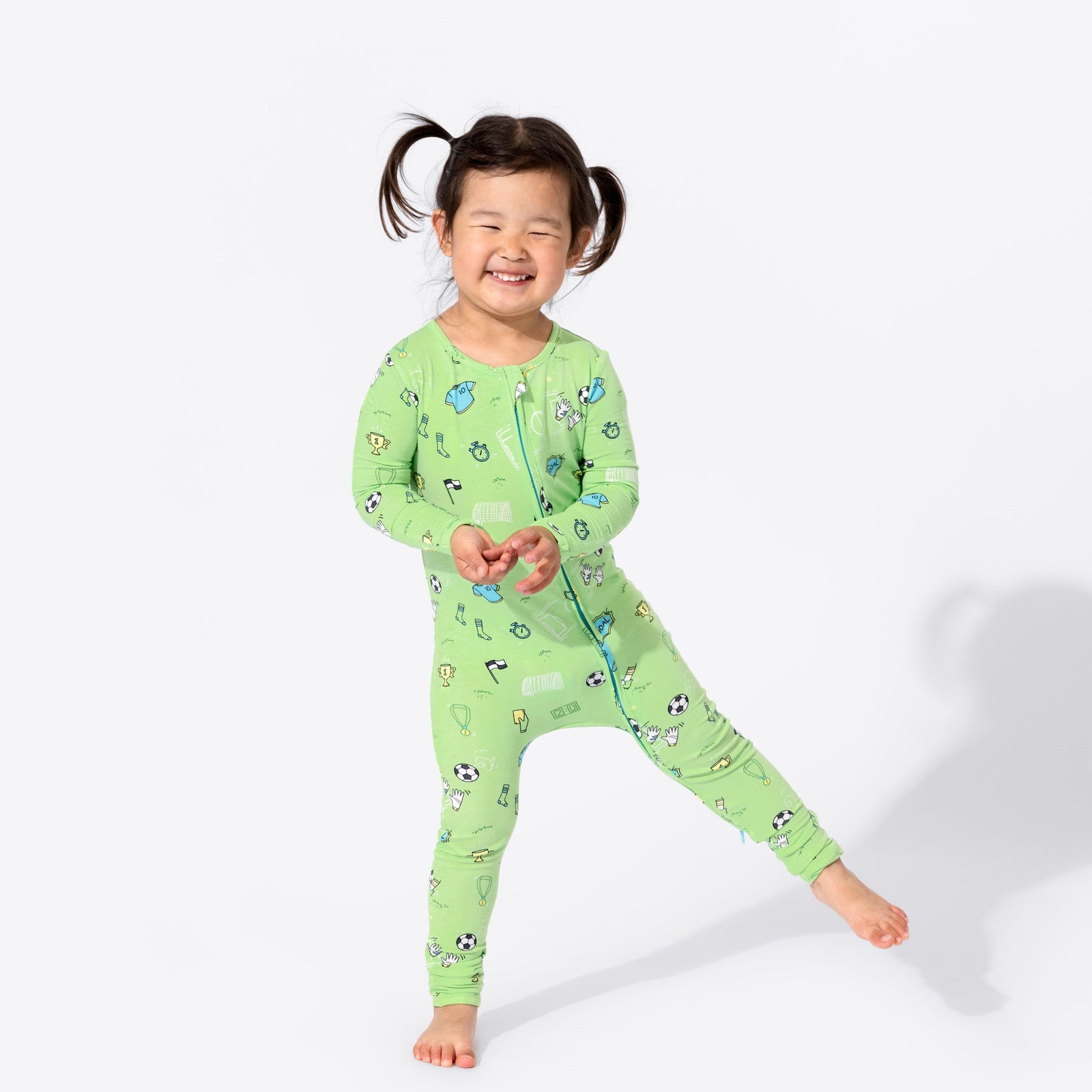 Football Bamboo Convertible Footie