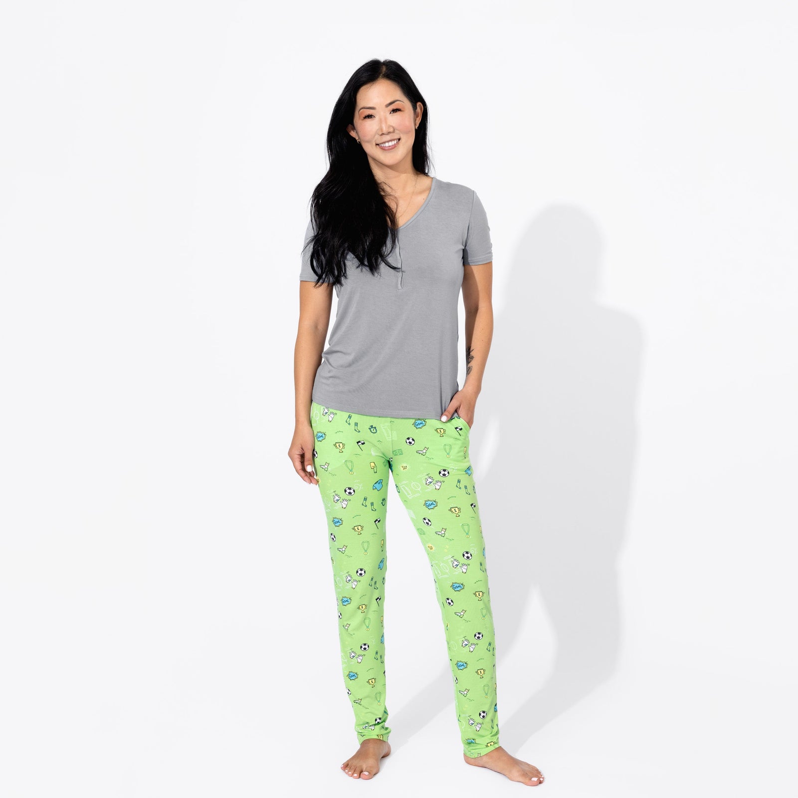 Football Bamboo Women's Pyjama Set