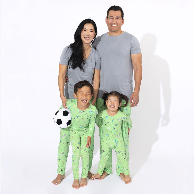 Football Bamboo Convertible Footie