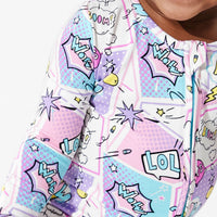 حذاء رياضي قابل للتحويل من الخيزران الأرجواني الكوميدي