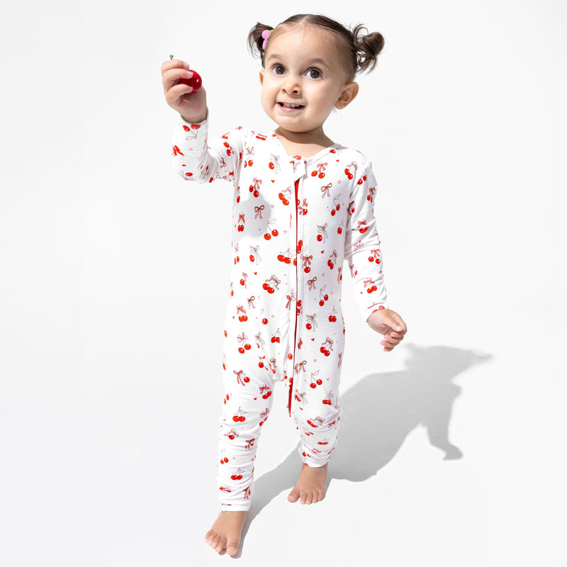 شبشب قدم قابل للتحويل من الخيزران بتصميم الكرز على القمة