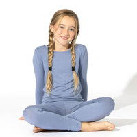 بيجامات أطفال من الخيزران الأزرق الغامض