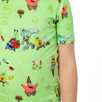 SpongeBob SquarePants: Foodie Bamboo Kids Pajama Short Set
