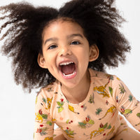 Pounce In Paradise Cheetah Bamboo Kids Pajamas