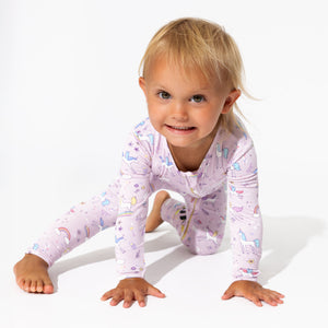 Enchanted Unicorn Bamboo Convertible Footie