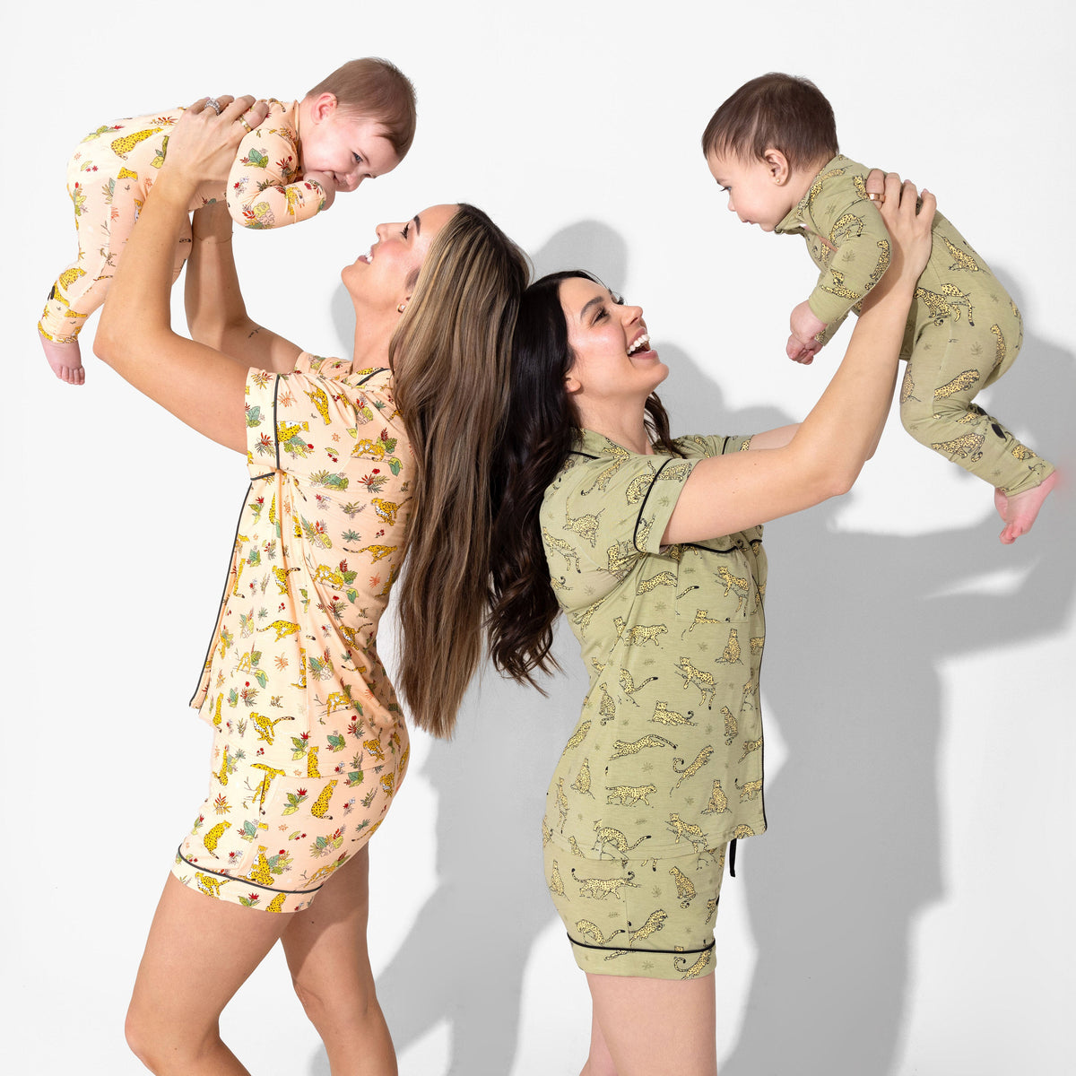Pounce In Paradise Cheetah Bamboo Women's Pajama Short Set