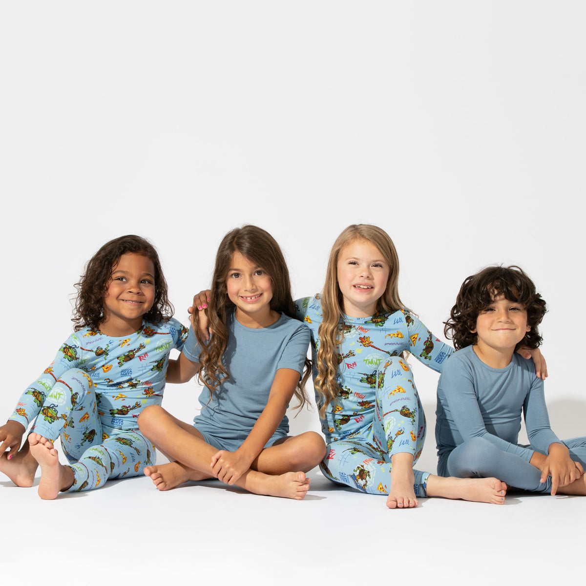 Turtle Pj Shell Shell-ebrate Sleep: TMNT Mutant Mayhem Movie Bamboo Kids Pajamas ...