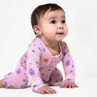 The Eye Pink Bamboo Convertible Footie