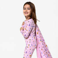 بيجامات أطفال من الخيزران الوردي من ذا آي