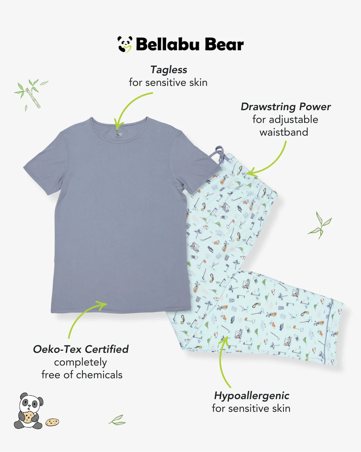 Golf Bamboo Men's Pyjama Set