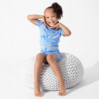 Baby Shark Surf Bamboo Kids Pajama Short Set