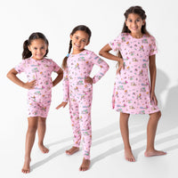 Mermaid Lagoon Bamboo Kids Pajamas