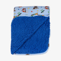 PAW Patrol: Varsity Blue Bamboo Sherpa Blanket