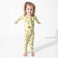 Teddy Bear Picnic Bamboo Convertible Footie