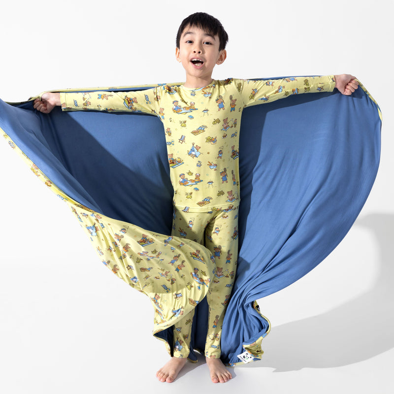 Teddy Bear Picnic Bamboo Kids Pajamas