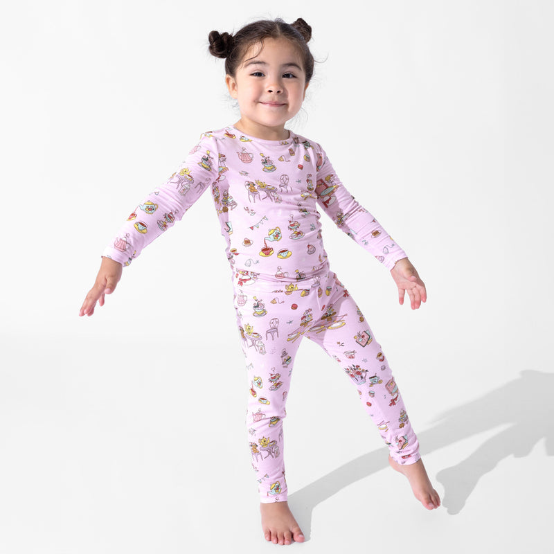 Tea Party Bamboo Kids Pajamas