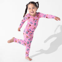 PAW Patrol: Varsity Pink Bamboo Kids Pajamas