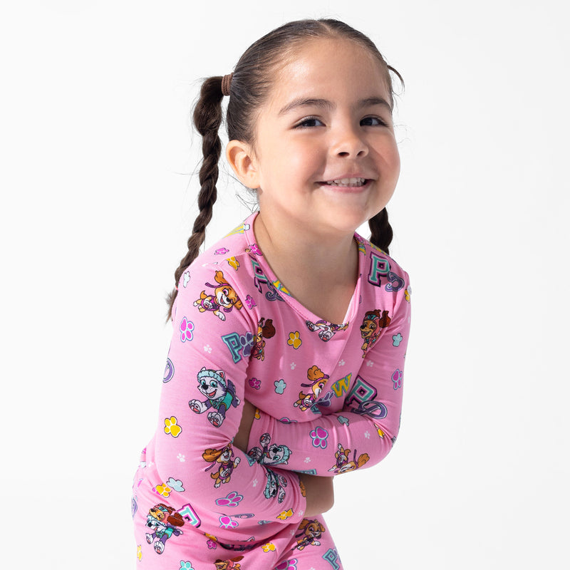 PAW Patrol: Varsity Pink Bamboo Kids Pajamas