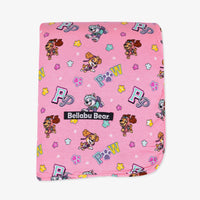 PAW Patrol: Varsity Pink Bamboo Sherpa Blanket