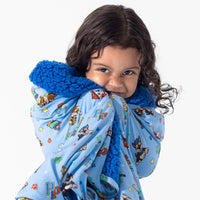 PAW Patrol: Varsity Blue Bamboo Sherpa Blanket