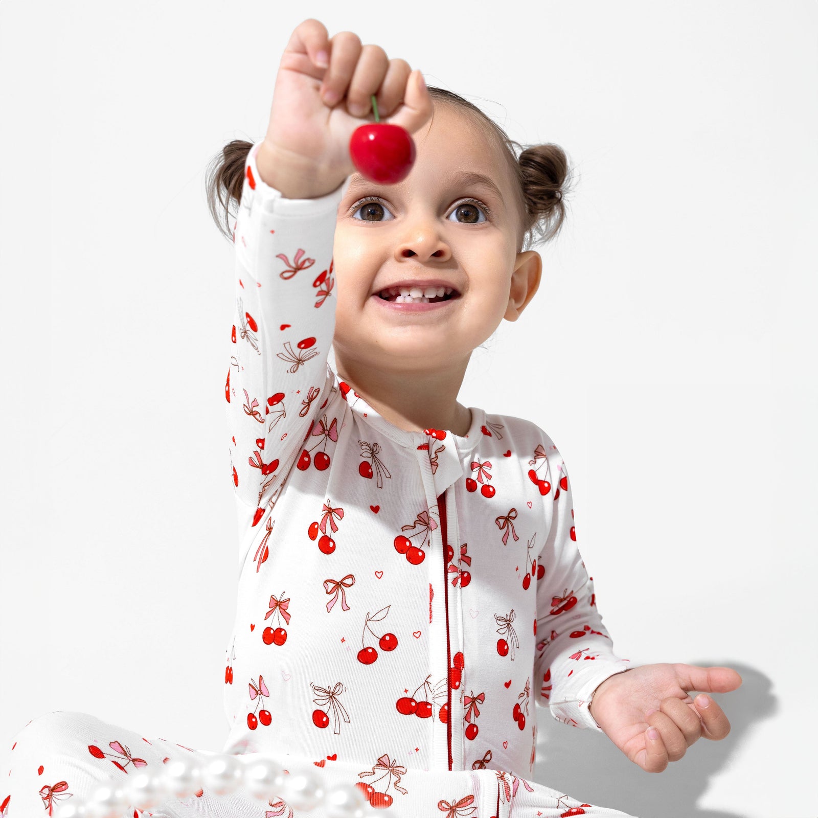 شبشب قدم قابل للتحويل من الخيزران بتصميم الكرز على القمة